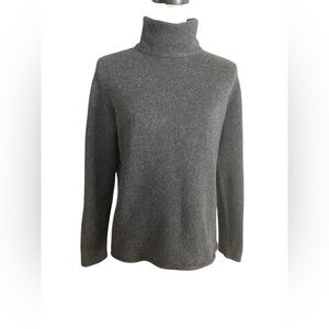 Women’s mariele waithe cashmere turtleneck sweater gray size medium